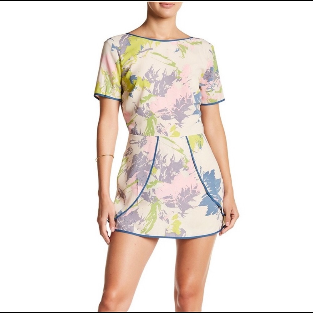 Adelyn Rae Floral Skort Romper